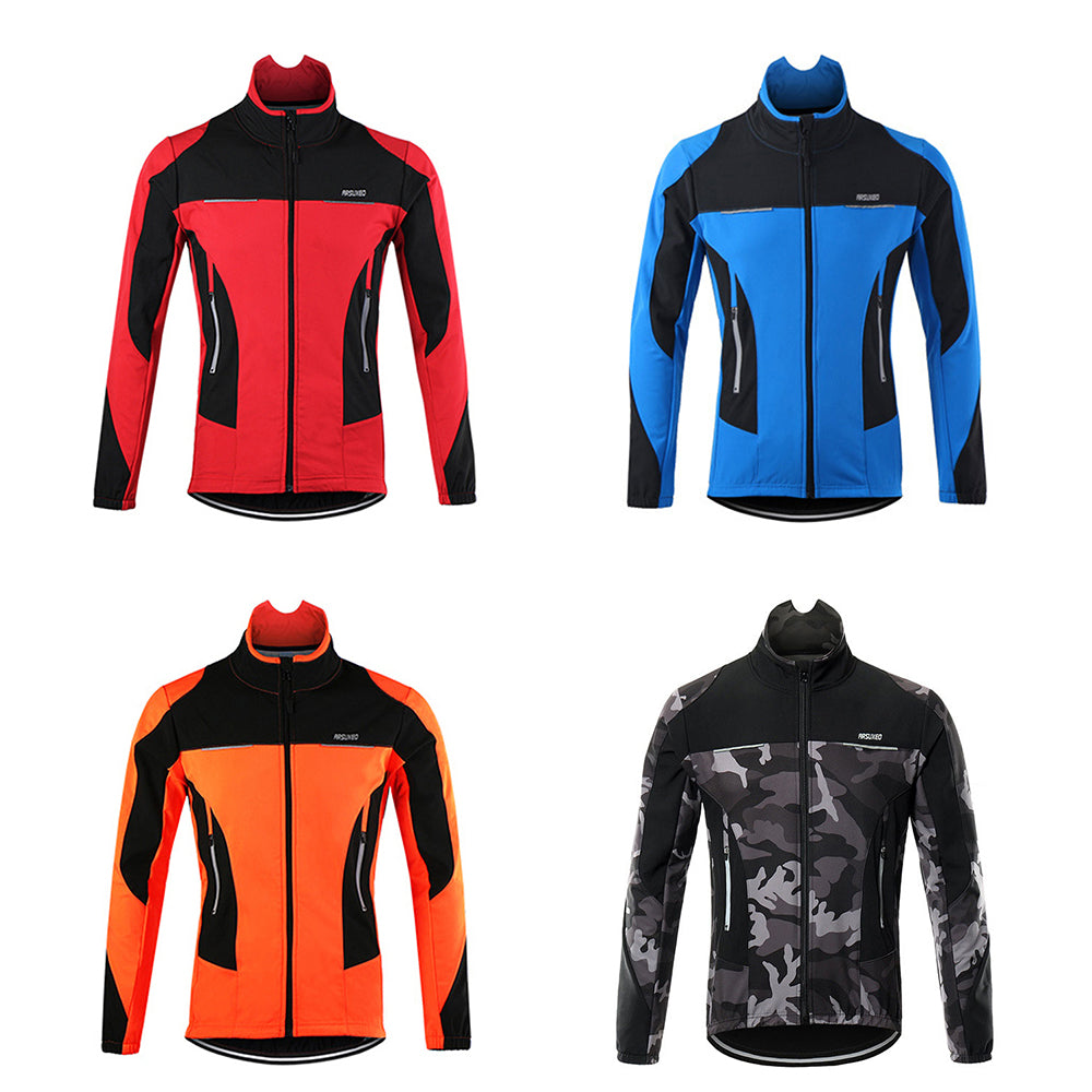 Rainproof Fleece Cycling Coat for Warmth and Comfort