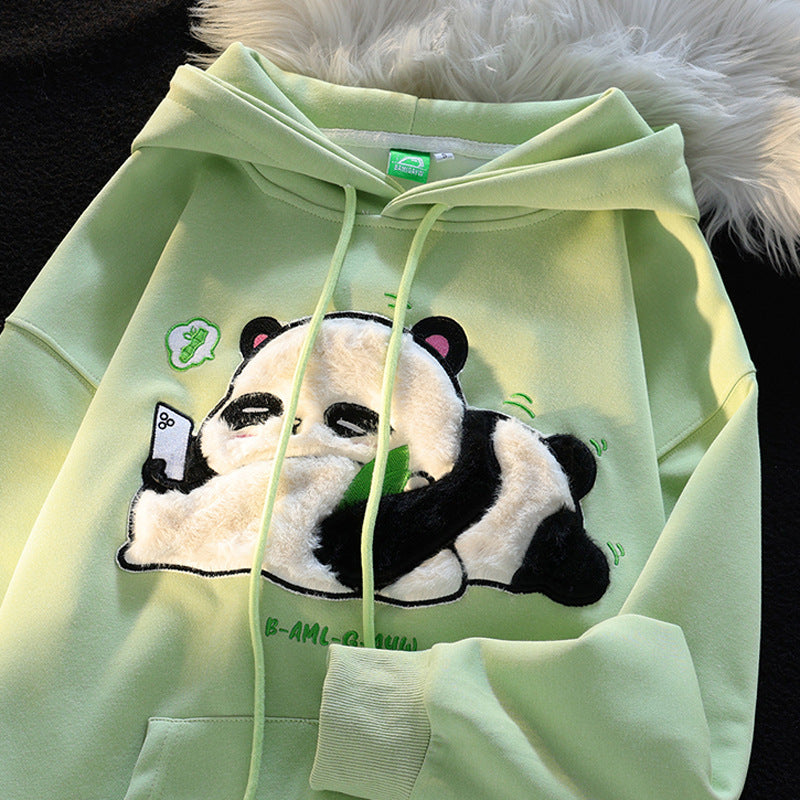Panda Print Plus Size Comfortable Hoodie Sweatshirt | Streetwear