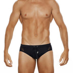 Men's Mesh Panel Swim Briefs