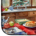 Boxer Christmas Cookies Dish Drying Mat