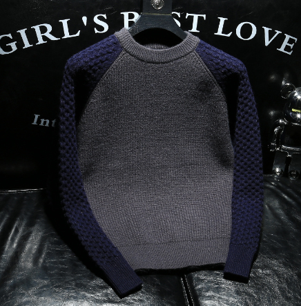 Apollo Autumn Sweater with Color Block Design (One Piece)