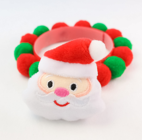 Christmas Pet Bowtie with Hair Ball for Dogs (One Piece)