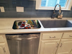Westie and Santa Claus Dish Drying Mat