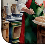 Cookies with Santa Claus Dish Drying Mat