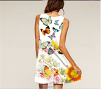 Digital Print Sleeveless Dress for Women and Maternity