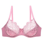 Breathable Lace Bra, Plus Size Adjustable Underwear