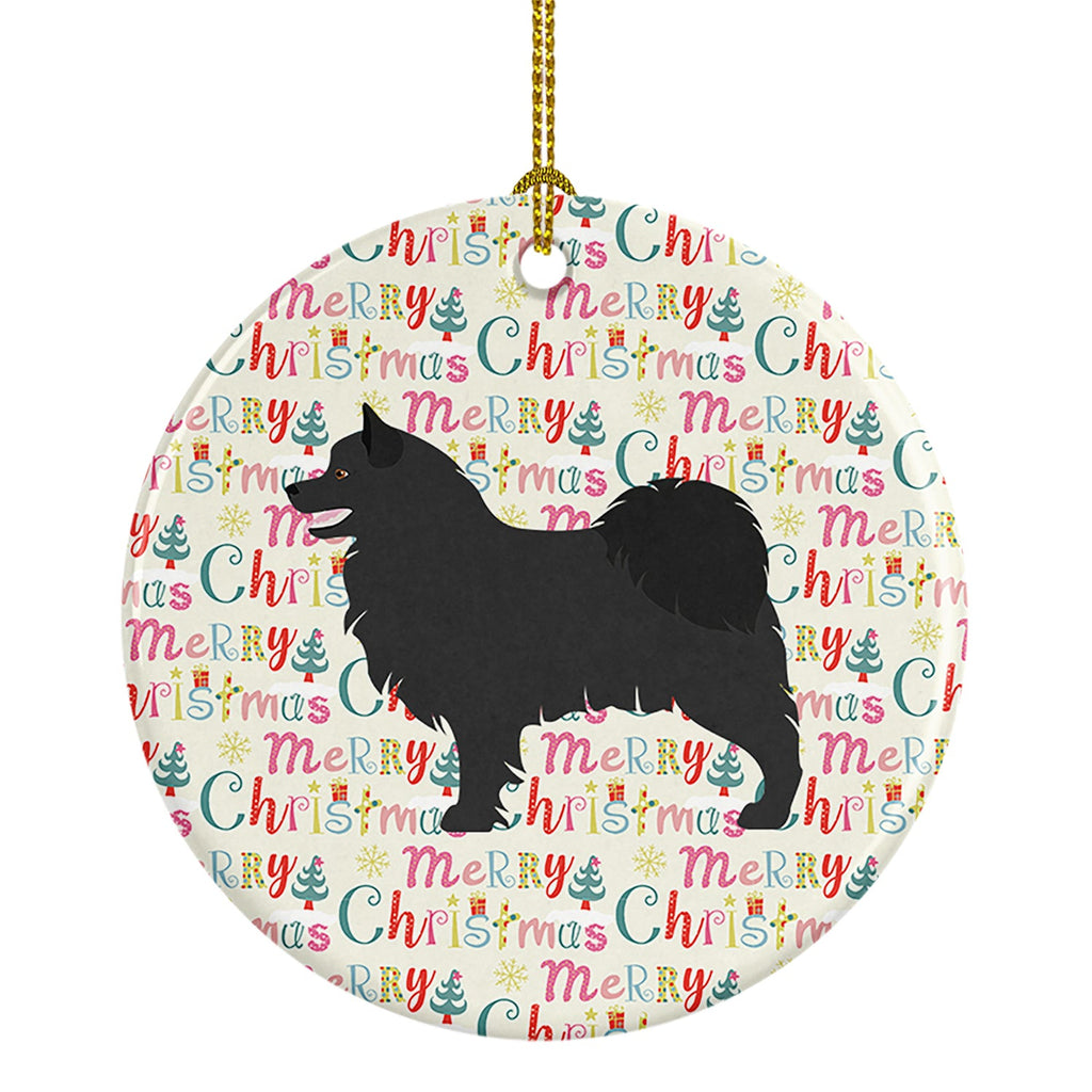 Swedish Lapphund Merry Christmas Ceramic Ornament