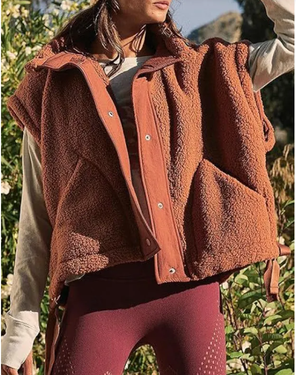 Women’s Sleeveless Vest Coat