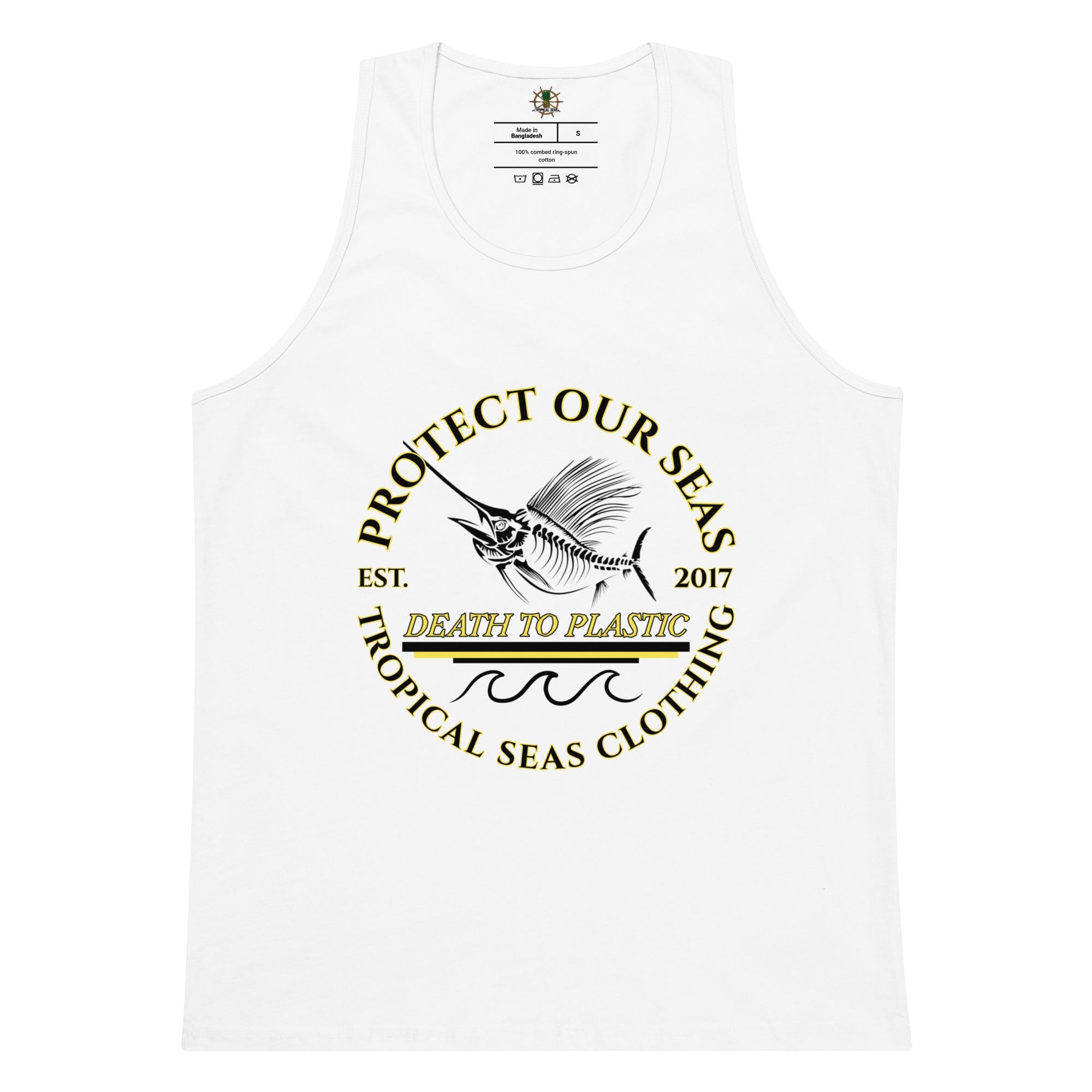 Men’s Premium Death to Plastic Tank Top