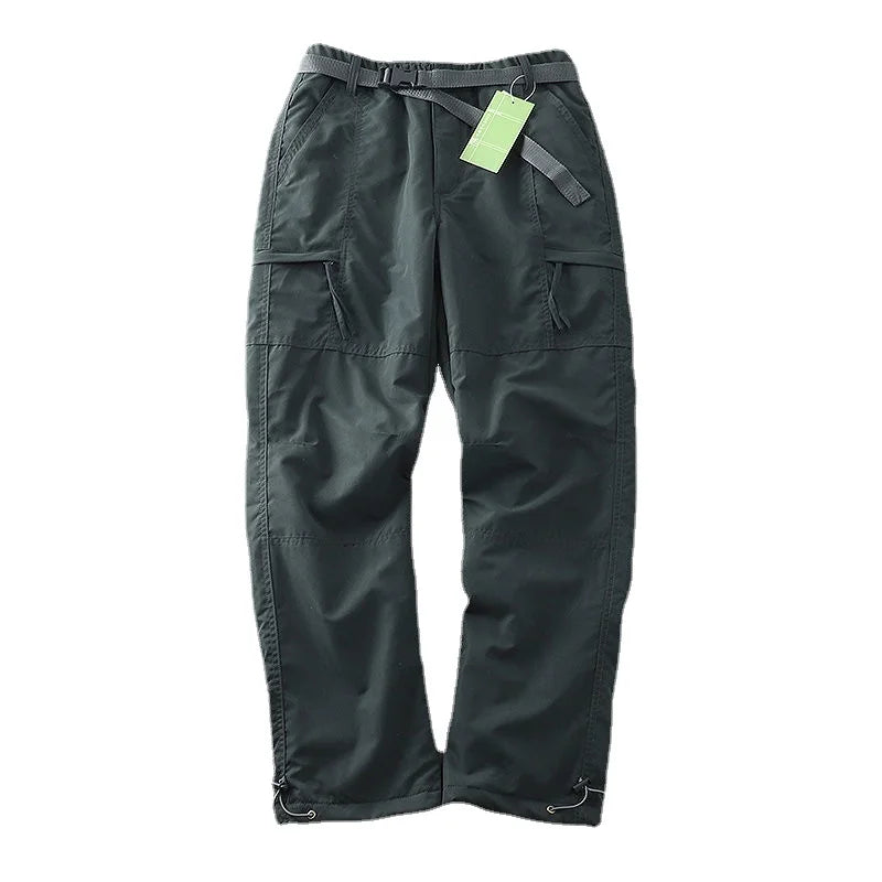 6XL Waterproof Warm Fleece Cargo Pants for Men