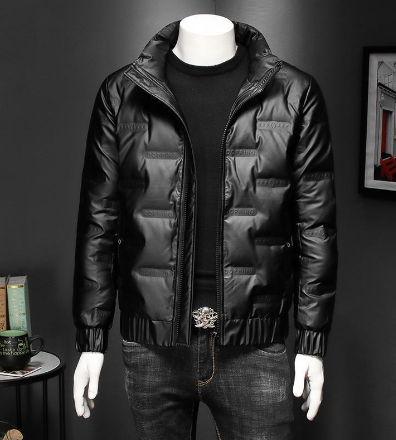 Men's Lightweight Puffer Jacket 2024 - Gray (One Piece)