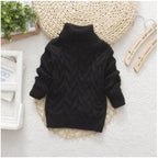 Warm High Neck Sweater for Baby and Children