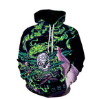 3D Digital Printing Couple Hoodie Pullover Baseball Uniform | Streetwear
