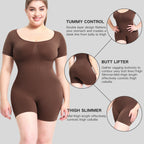 Plus Size Seamless Bodysuit for Women Yoga Wear