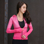 Women's Slim Zipper Hooded Winter Sports Jacket