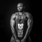 D.M Men's Tank Top with Bear Cartoon Print
