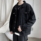Vintage Wash Blue Denim Jacket for Men