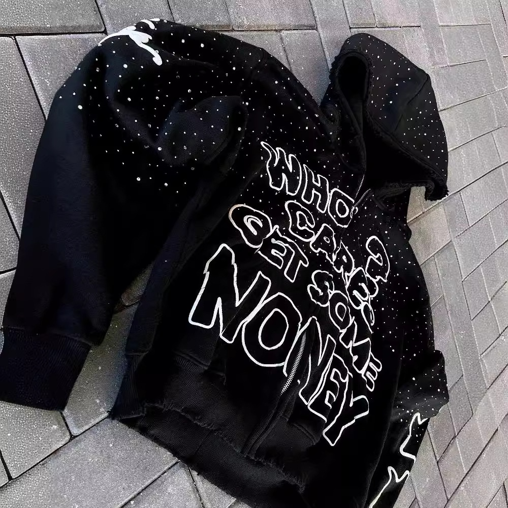 High-Street Letter Print Hoodie | Streetwear