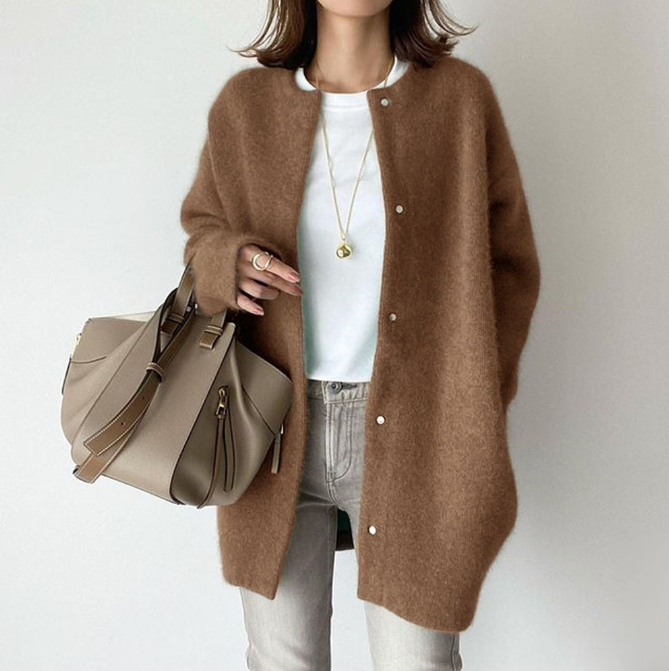 Kath Wool and Mohair Knit Vest (One Piece)