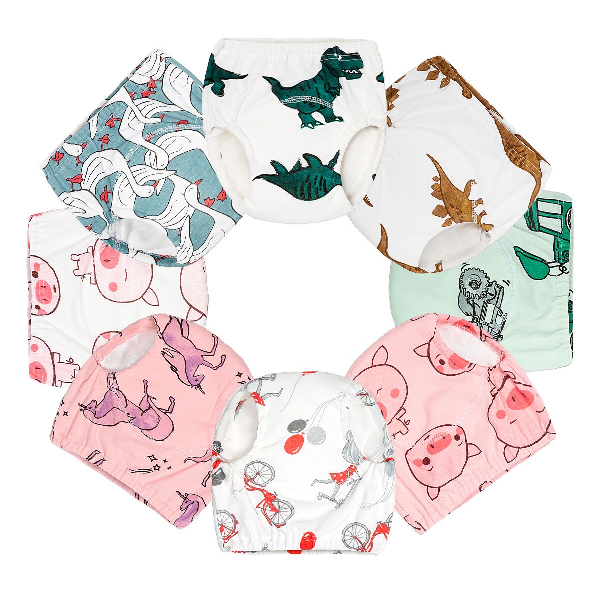 Washable Cotton Baby Toilet Training Panties