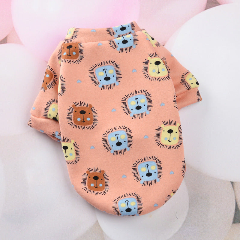 Autumn Winter Christmas Pet Warm Padded Sweater