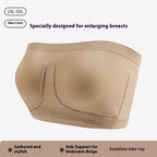 Plus Size Strapless Seamless Tube Bra