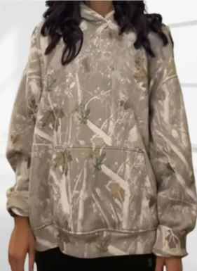 Tie dye Leaf Print Hoodie | Streetwear