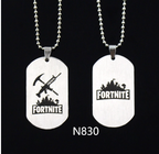 Fortnite Dog Tag Necklace Alloy Pendant Jewelry