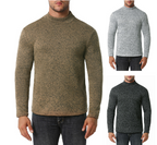 European American Men's High Neck Sweater for Warmth