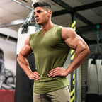 Men's Summer V-Neck Sleeveless Athletic Tank Top