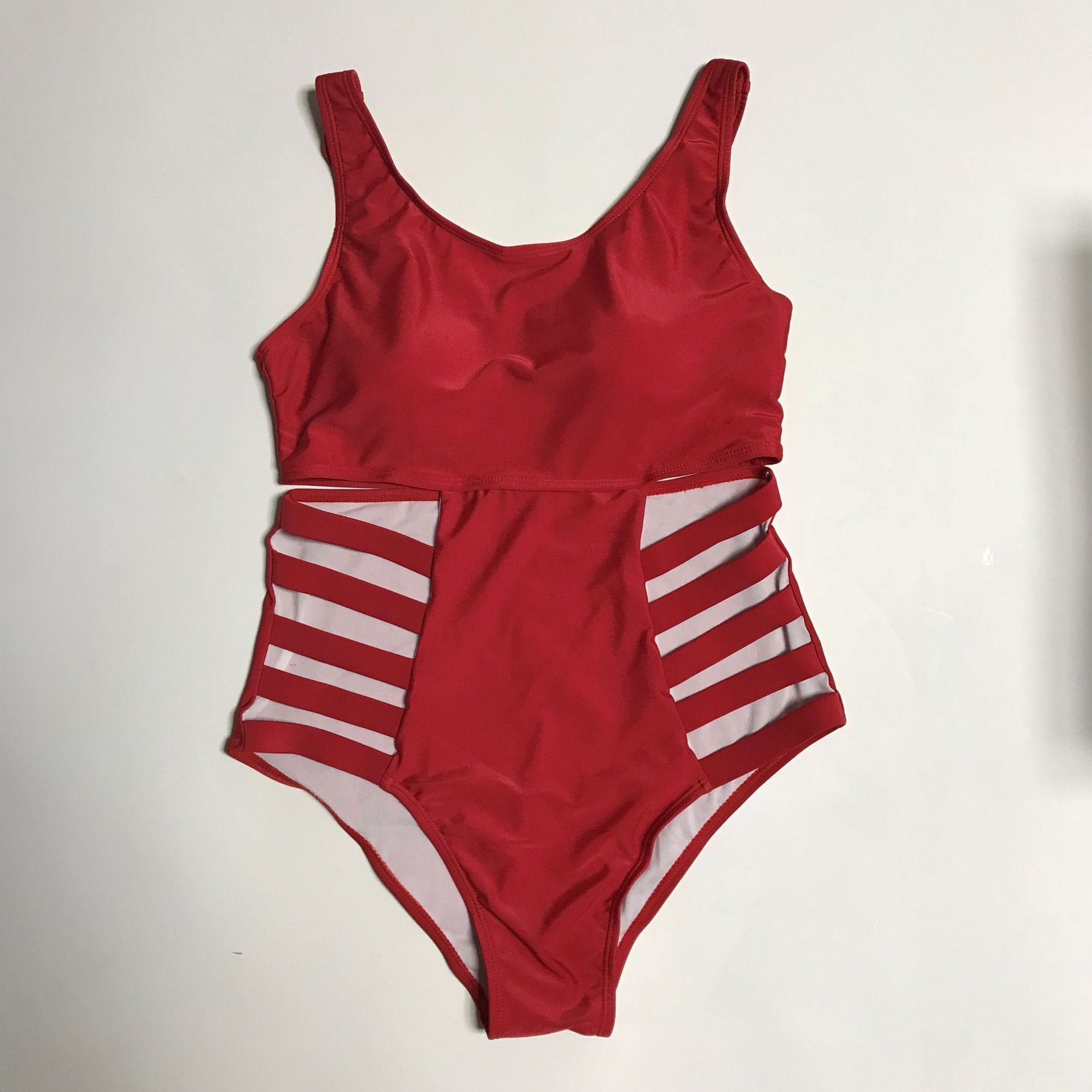 Plus Size Cut-Out One-Piece Swimsuit