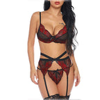 Lace Sexy Lingerie Set for Women - Wholesale Three-Piece