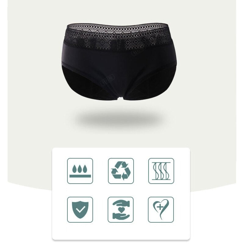 Ladies Lace High-Waist Panties