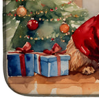 Norwich Terrier Cozy Christmas Dish Drying Mat