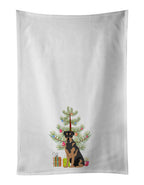 Rottweiler Black and Tan #2 Christmas Kitchen Towel Set of 2