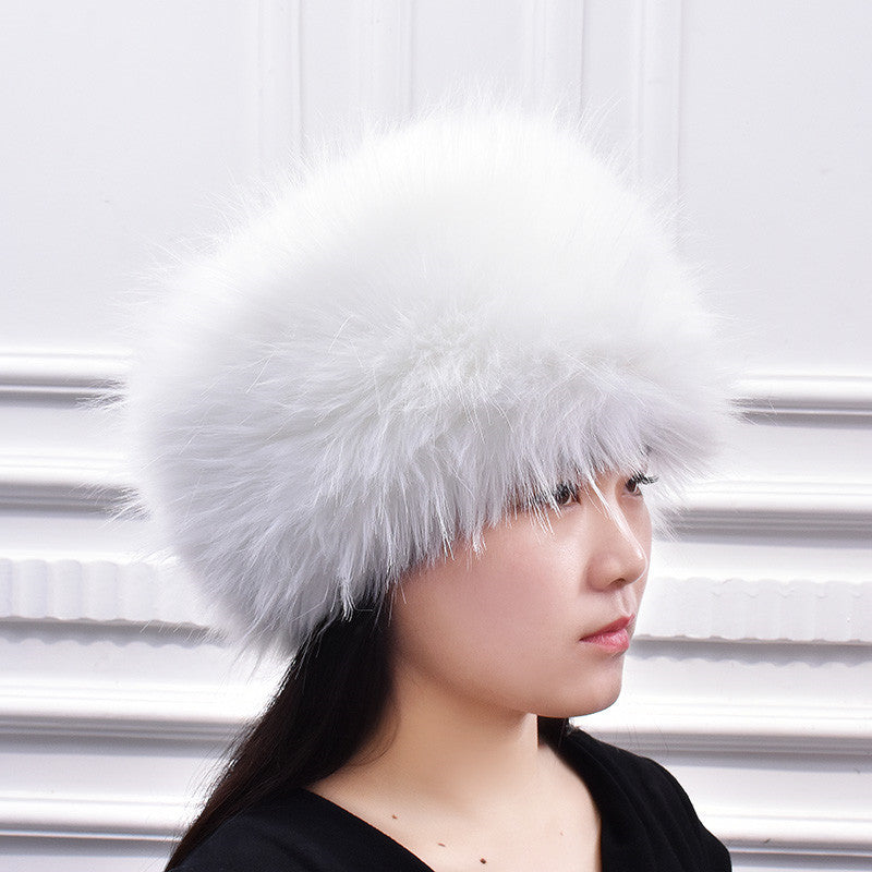 Women's Northeast Ethnic Style Wool Winter Hat | Embroidered Cap