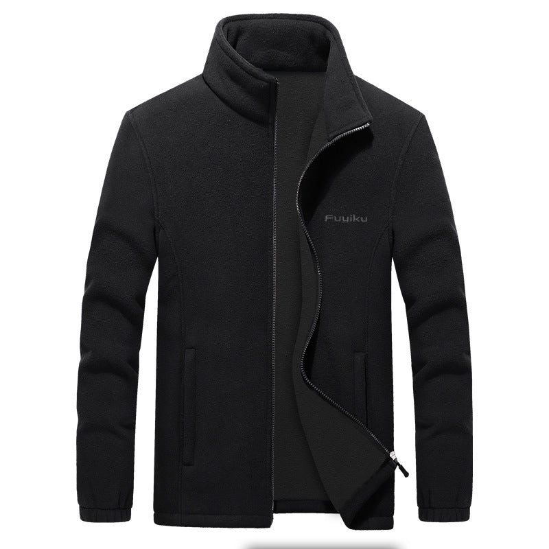 Men's Casual Fleece Jacket for Fall and Winter