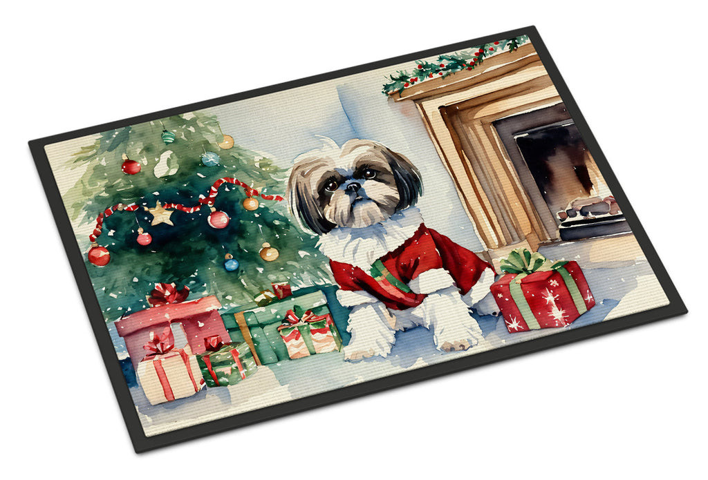 Shih Tzu Cozy Christmas Doormat