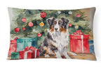 Australian Shepherd Christmas Throw Pillow