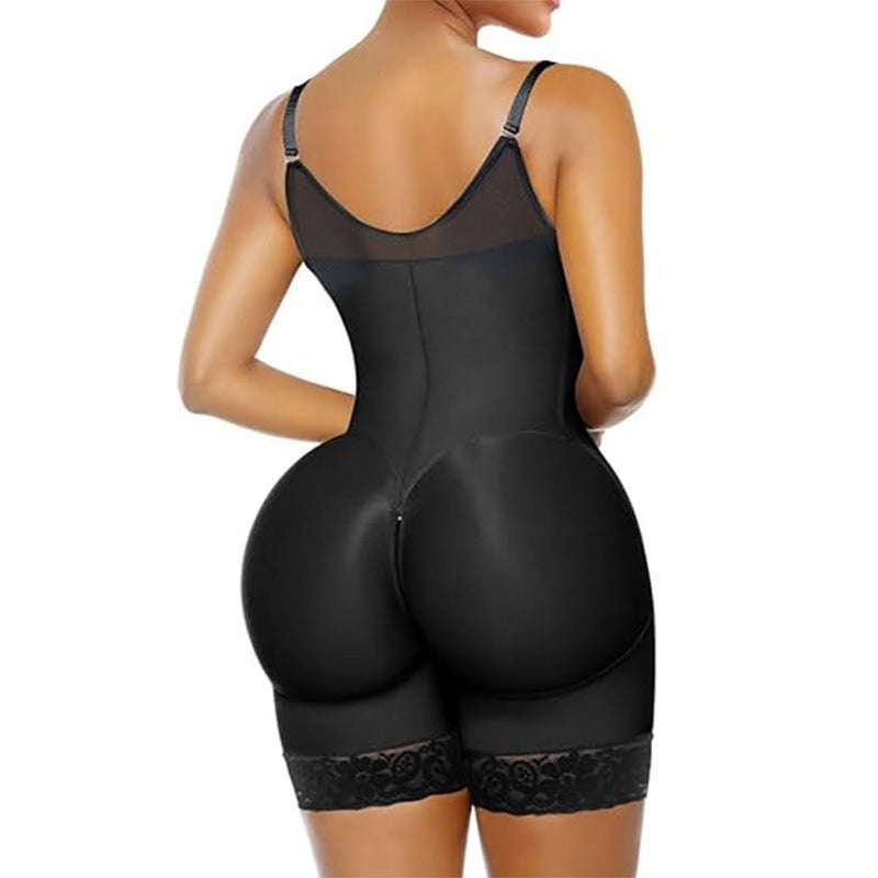 Mesh Bag Chest Corset Leotard