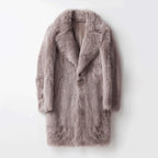 Men's Imitation Fox Fur Coat for Autumn & Winter
