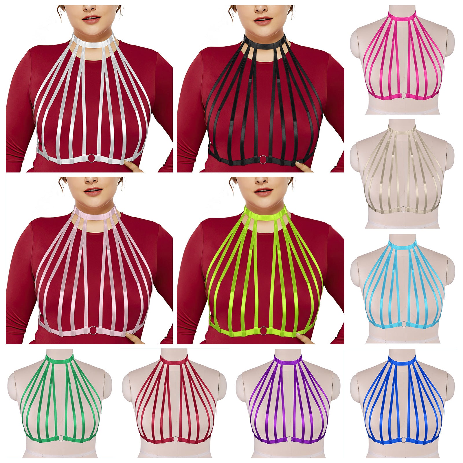 Strappy Cage Harness Top