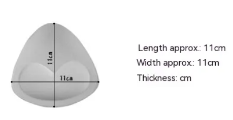 Triangle Sponge Swimsuit Chest Pad Inserts