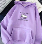 Long Sleeve Pullover - I Am Not A Woman | Streetwear