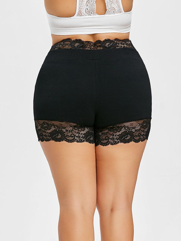Lace Trimmed Base Shorts for Women