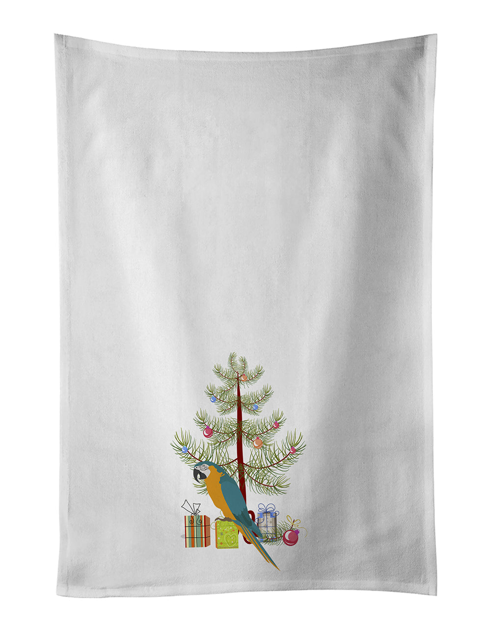 Macaw Merry Christmas Kitchen Towel Set of 2