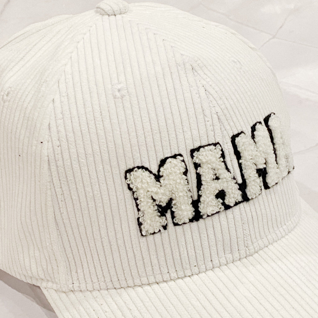 Corduroy Mama Ball Cap | Embroidered Cap