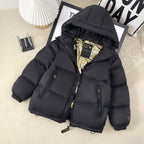 Trendy Black Gold Children's Down Jacket