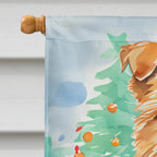 Norfolk Terrier Christmas House Flag