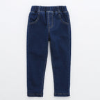 Children's Thickened Fleece-Lined Padded Jeans
